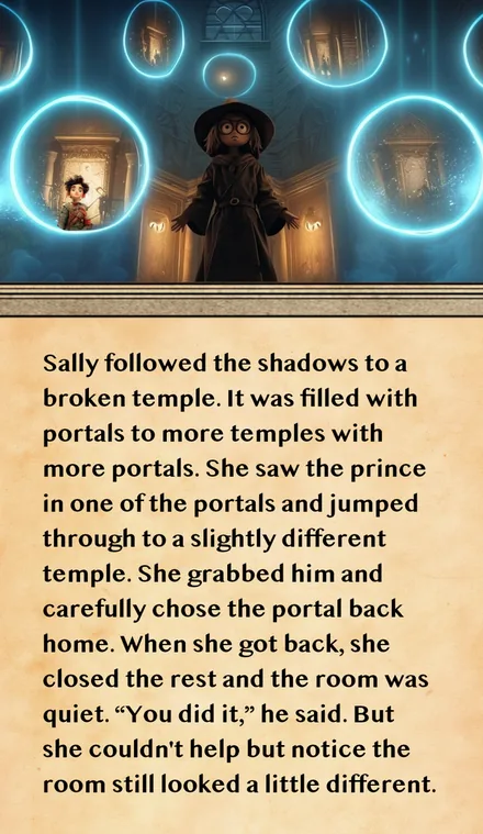 Sally's Ending Card